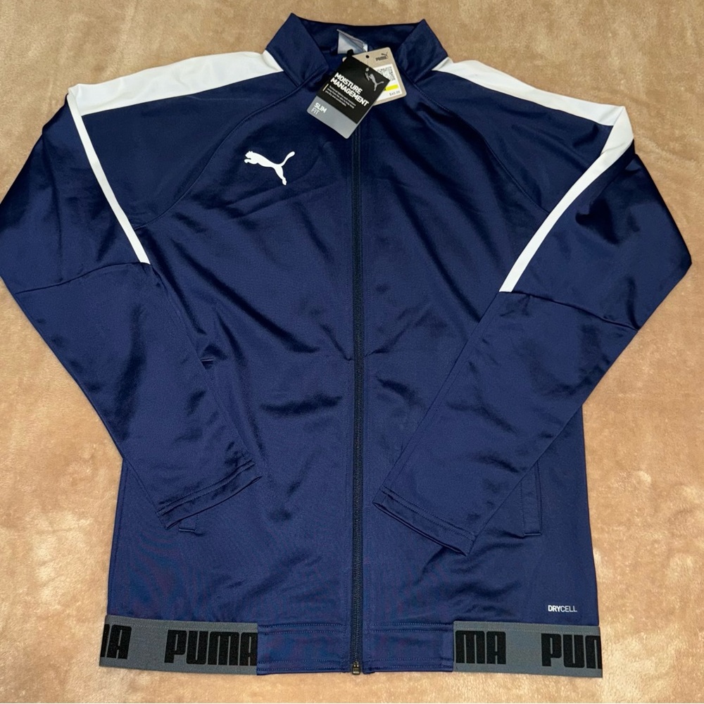 PUMA Men's Speed Moisture-Wicking Full-Zip Track Jacket